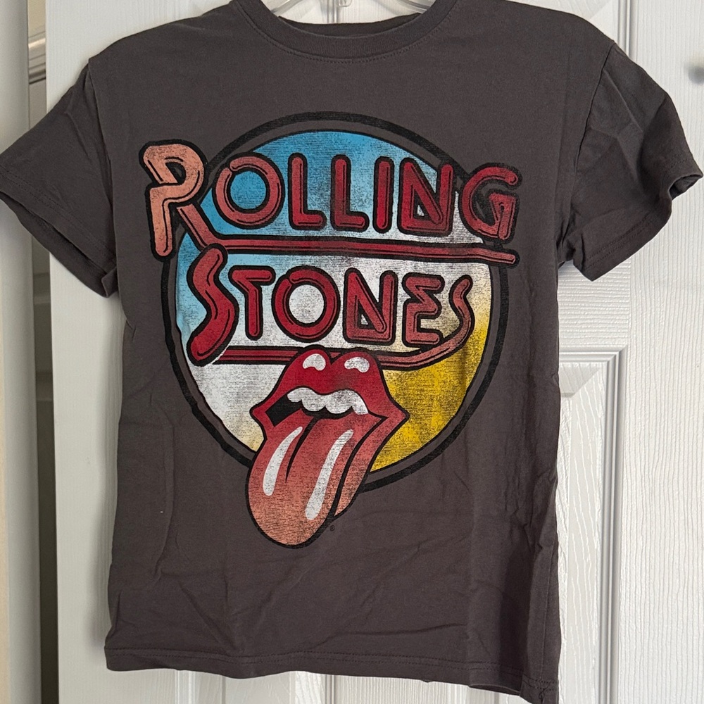 The Rolling Stones Kids Tee - Black with Multicolor Graphic